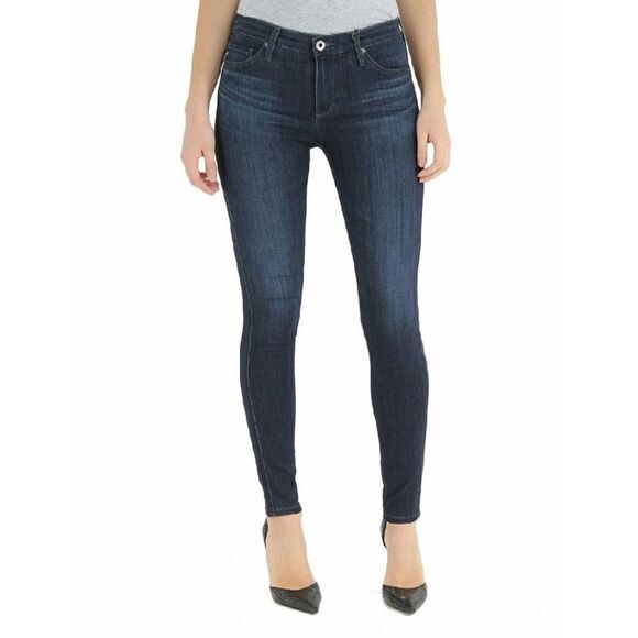 Adriano Goldschmied The Farrah High Rise Skinny Jeans Blue Size 25 Dark Wash - Picture 7 of 8